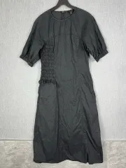32-34 COS シャーリング 半袖 ロング ONE PIECE