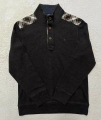 ブラックレーベルクレストブリッジ Vネックニットセーター ネイビー M 