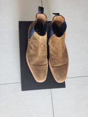 ポールスミスpaulsmith革靴スウェード29.5センチUK11レアサイズ黒色