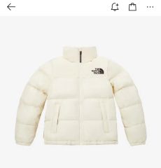 新品】ノースフェイス ヌプシショートジャケット ベージュ 白 - メルカリ