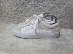 235 VANS オールドスクール 白 スニーカー 中古 靴