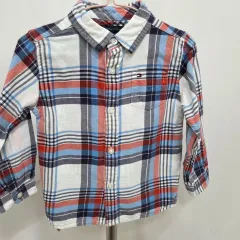 2t 90 Tommy Hilfiger トミーヒルフィガー キッズ チェック シャツ