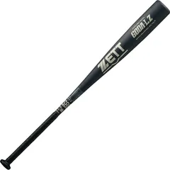 zett(ゼット) 軟式アルミバット ゴーダLZ 野球ソフトバット軟式アルミ (bat37614-1900)26SS、ブラック