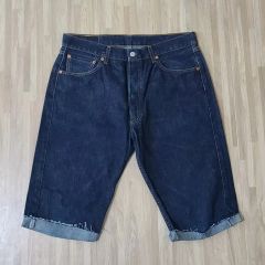EVISU ノーペイント ハーフ ショート パンツ セルビッチデニム 38
