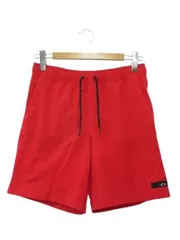 オークリー OAKLEY ショートパンツ S ショーツ ハーフパンツ レッド 赤 ボトムス