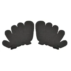 【新品】 [コクーンフィット] シルク で 指先 指またの汗対策 サラッと快適 シルク95％の指先ソックス フィンガー パンスト 日本製 COCOONFIT CO-0711-PN (ブラック, 22～26.5cm) 0