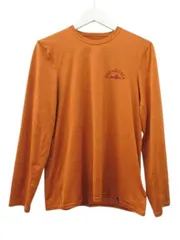 パタゴニア Patagonia ロンT Tシャツ 長袖 丸首 キャプリーン オレンジ XS トップス