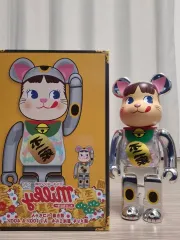 BE@RBRICK(ベアブリック) 招き猫 ペコちゃん 400% シルバーのサムネイル