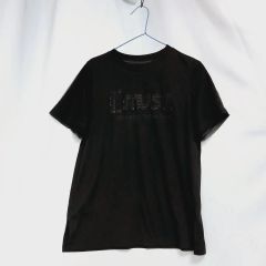 HARDY NOIR 肩パッド風ロゴプリントT 金子綾 - メルカリ
