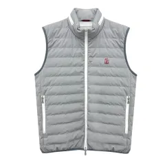 新品正規品 BRUNELLO CUCINELLI(ブルネロクチネリ) ロゴ キルティング ダウン ベスト MM49A7460Gのサムネイル