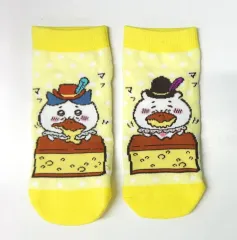 【中古】衣類 ちいかわ＆ハチワレ(カステラ) キャラットソックス 22～25cm 「ちいかわ なんか小さくてかわいいやつ」 長崎限定
