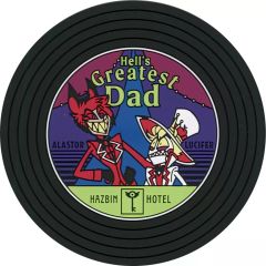 [중고] 코스터 Hell's Greatest Dad 레코드풍 고무 코스터 [이치반 쿠지 하즈빈 호텔] G상