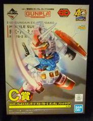 BANDAI SPIRITS 이치 반 쿠지 기동 전사 건담 건프라 40 주년 C상 SD 건담 EX 스탠다드 RX-78-2 건담 솔리드 클리어