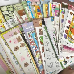 まとめ売り) かわいい 韓国国内 作家 シールステッカー 50枚 or 100枚