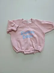 赤ちゃん 起毛 ボディスーツ