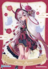 【中古】キャラカード 百鬼あやめ(背景白) 「バーチャルYouTuber ホロライブ トレーディングクリアブロマイド いろはにほへっと あやふぶみ」