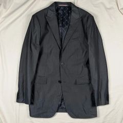 BURBERRY レザーダブルライダースジャケット バーバリーブラック