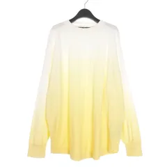 パームエンジェルス PALM ANGELS 23SS グラデーション ロングスリーブTシャツ カットソー 長袖 XL ホワイト/イエロー PMAB001S23JER001 国内正規のサムネイル