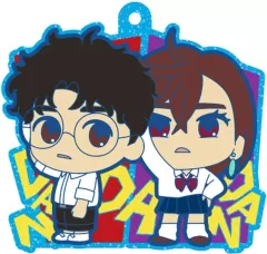 【中古】食玩 キーホルダー 13.オカルン＆モモ 「ダンダダン ラバリエーション」