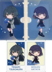 【中古】キャラカード 月村手毬＆秦谷美鈴(枠有/ミニキャラ) オリジナルインスタント風カードケース+イラストカード2枚 「学園アイドルマスター×ROUND1」 コラボボウリングパック御利用特典 前半