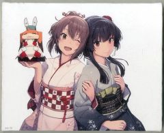 [중고] 캔버스 보드·캔버스 아트 에토 카나미 & 주조 히메와(기모노) F3 캔버스 아트 [도사노 무녀]