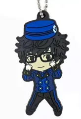 【中古】キーホルダー・マスコット(キャラクター) 主人公(群青色の衣装) 「ペルソナ5 ダンシング・スターナイト ねんどろいどぷらす カプセルラバーキーチェーン」