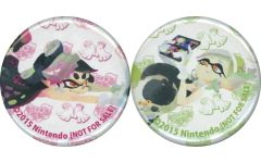 スプラトゥーン　アニメイト限定特典　缶バッジセット　シオカラーズ シオカラーズの缶バッジ2個セットがもらえる! 「amiibo スプラトゥーン