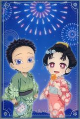 鬼滅の刃 花火大会 2025 狛治と恋雪 アクリル色紙 S賞 WEBSHOPくじ