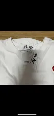 (新品) 꼼데가르송 白 Tシャツ スリーブT XL 今日だけ価格のサムネイル
