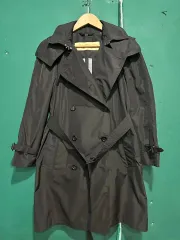 バーバリー ナイロン レディース トレンチコート uk6