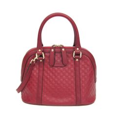 グッチ マイクログッチシマ 449654 レッド 2WAYバッグ - メルカリ