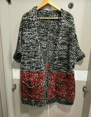 FOREVER 21 ミックス カラー ニット カーディガン