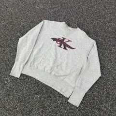 Calvin Klein ビックロゴ グレー スウェット シャツ