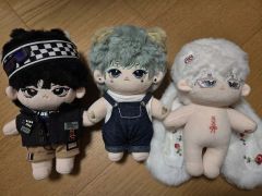 20cm着せ替えぬい】3体セット スケルトン入り おまけ付き - メルカリ