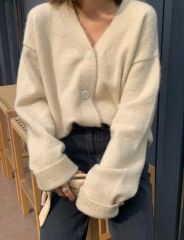 2606154 Suzu Hirose MOHAIR LOOSE KNIT - メルカリ