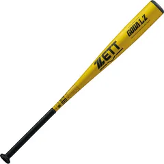 zett(ゼット) 軟式アルミバット ゴーダLZ 野球ソフトバット軟式アルミ (bat37614c-5301)26SS、イエローゴールド
