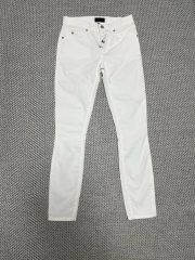 希少 00s D&G ドルチェ＆ガッバーナ ギミック ローライズデニム 白