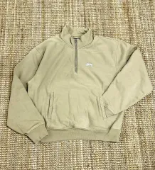 STUSSY ハーフジップ スウェットシャツ (店舗購入)