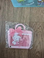 サンリオ ハローキティ ピンク リボン アクリル キーホルダー