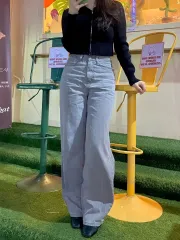 スパオ グレー デニム ウエスト 29 丈 100