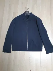 ネイビー ブルゾン スタイル ジャケット