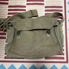 ビンテージ フランス軍 TTA コットンリネン ショルダーバッグ