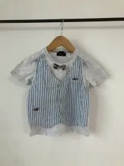 (正規品)ダックスキッズリボンラウンド半袖Tシャツ (キッズ110(5Y)のサムネイル