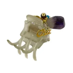 ComplexBIZ(コンプレックスビズ) アクセサリー美品  - クリア×パープル×マルチ ヘアクリップ/ビーズのサムネイル