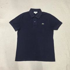 日本製】ラコステ ポロシャツ L1212 サイズ3 紺 鹿の子 LACOSTE - メルカリ