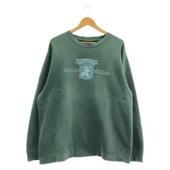【中古】90s STUSSY 紺タグ スウェット グリーン サイズL オールドステューシー[17]