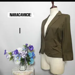 ナラカミーチェ　極上美品　若干ストレッチ有　カーキ色系　春秋　Мサイズのサムネイル