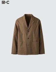 UNIQLO C 感動ジャケット ダークブラウン M - メルカリ