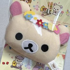 コリラックマ おやすみウォールポケット ピンク 初期 当時物 未開封