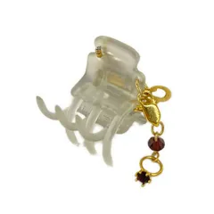 ComplexBIZ(コンプレックスビズ) アクセサリー美品  - 白×ピンク×マルチ ヘアクリップ/ハートのサムネイル